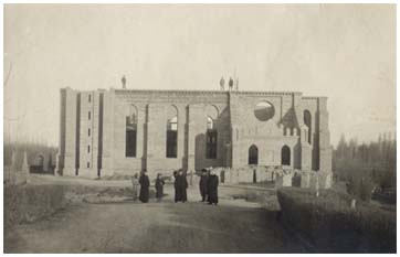 Строительство "нового" римско-католического храма на Саларе. Фото 1913 г.